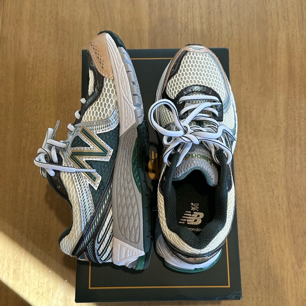 Aime Leon Dore x New Balance 860v2 Green Size 5, Like New - Picture 4 of 10